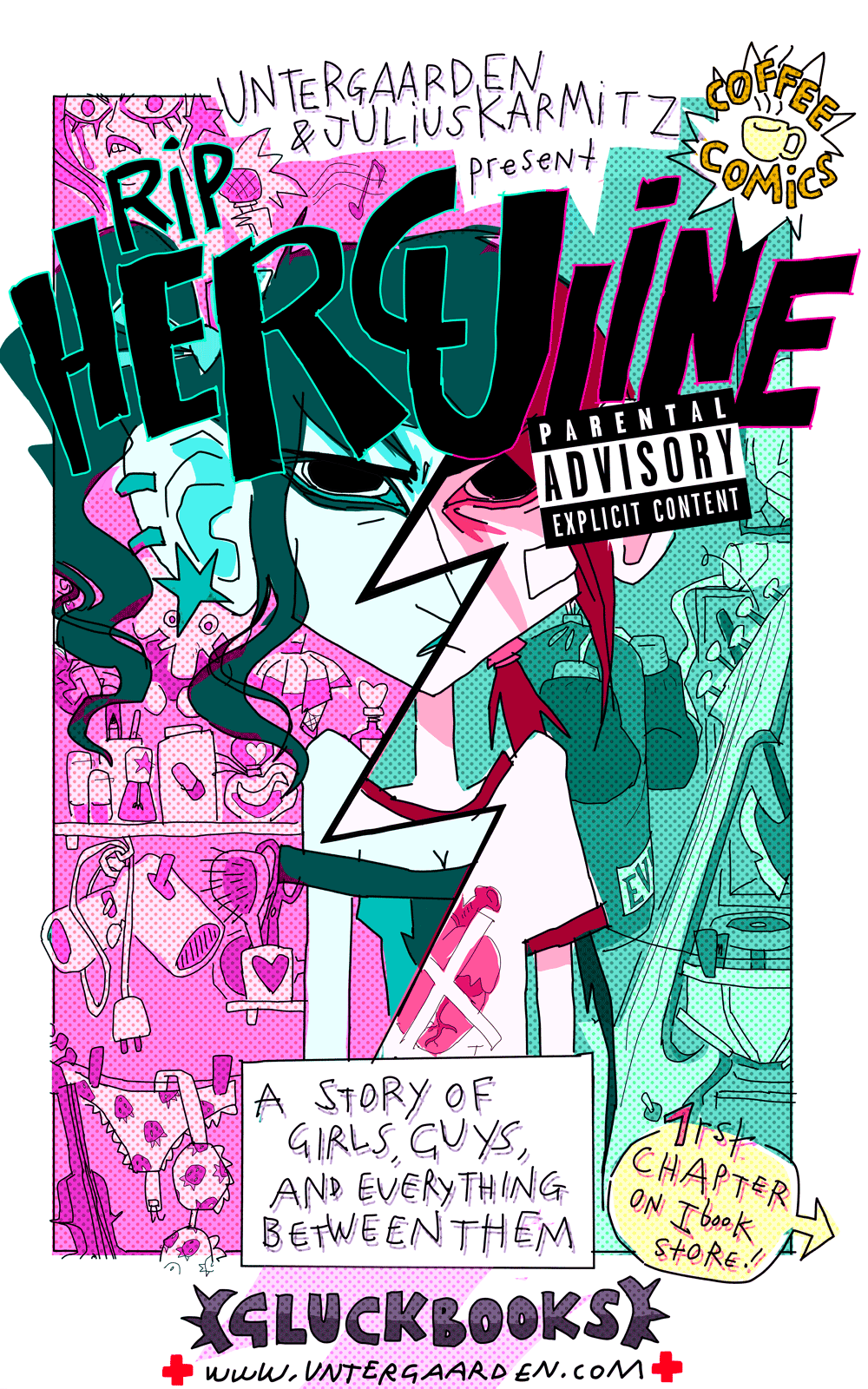 Sooo Ladies and Gentlemen and everyone in between, here comes the first Comix by Untergaarden and Julius Karmitz: R.I.P Herculine ! A story of girls, guys, and everything between them. Edited by Gluckbooks, 1rst chapter soon to be available !!